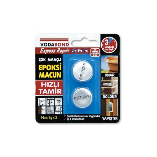 VODABOND EPOKSİ TAMİR MACUBU 9GR*2 BEYAZ