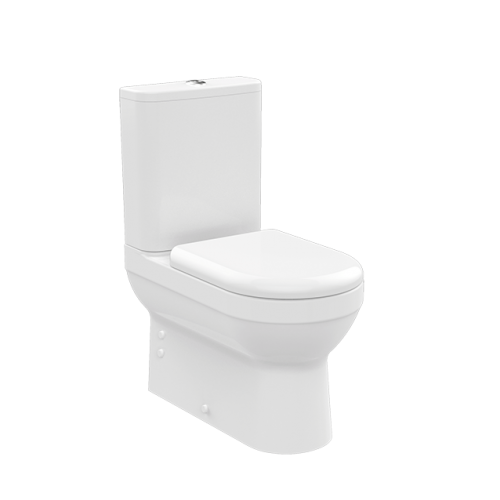 Creavit LT361-00CB00E-0000 Letoon Rim-Off(Kanalsız) Duvara Dayalı klozet Takımı