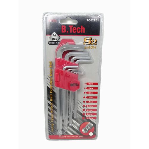 B-TECH 502701 YUVARLAK BAŞLI ALLEN ANAH.SETİ(9ADET)
