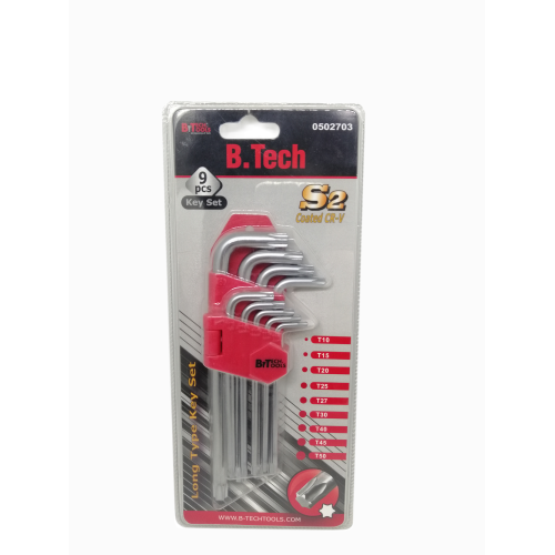 B-TECH 502703 TORX ALLEN ANAHTAR SETİ(9PARÇA)