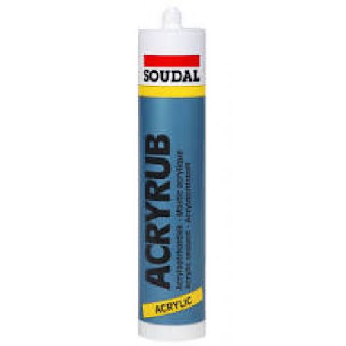 Soudal Silikonize Akrilik Mastik 500gr Gri